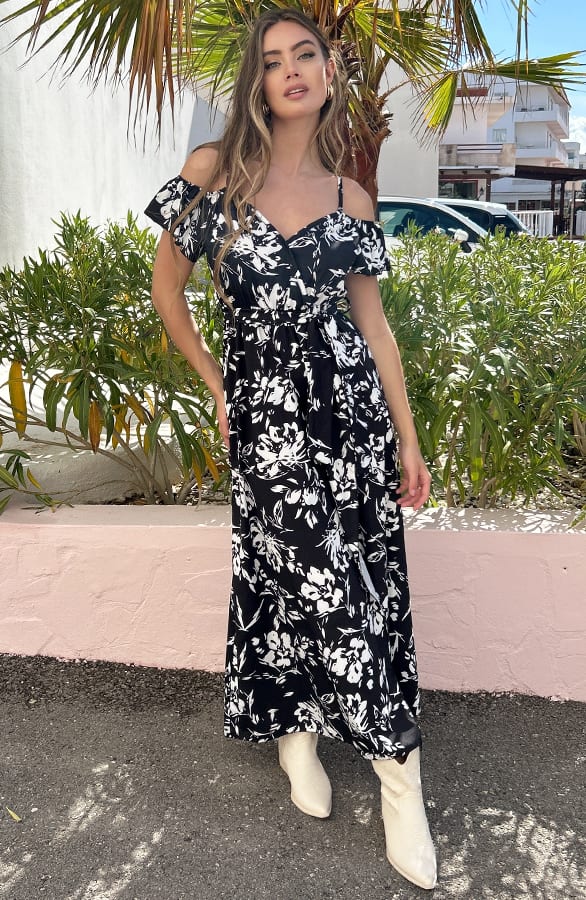 Maxi Jurk Catania Zwart – shoparchief — foto 4