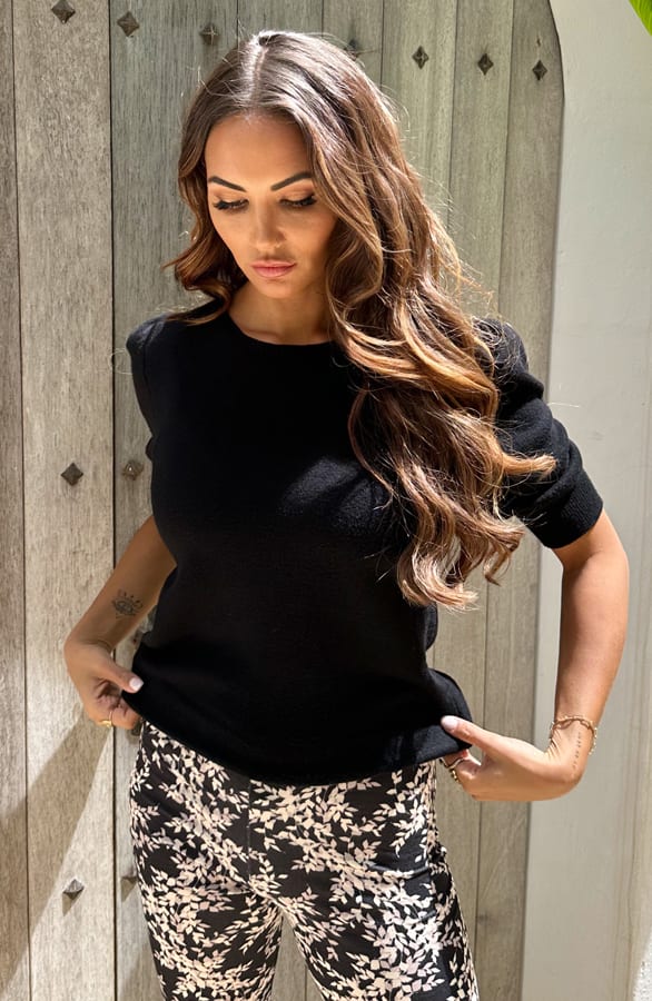 Pofmouwen Top Ariana Zwart – shirts & tops — foto 5