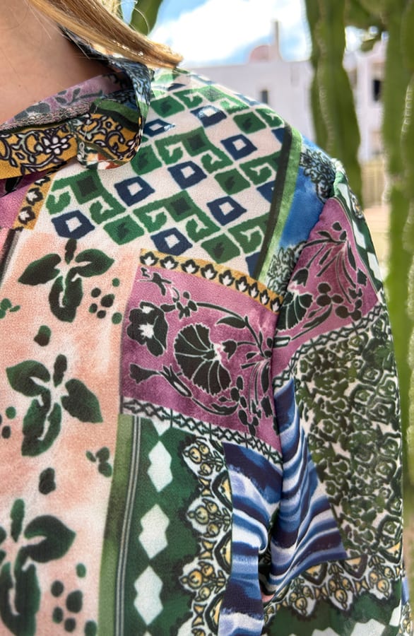 Print Blouse Amara Army – shoparchief — foto 4