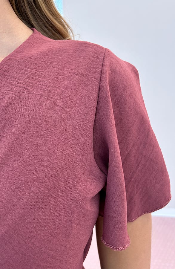 Ruffle Jurk Rose Dust Pink – shoparchief — foto 5