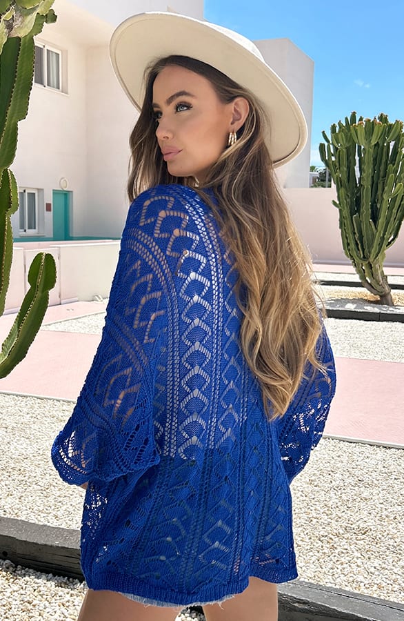 Soft Ibiza Cardigan Beau Kobalt – shoparchief — foto 3