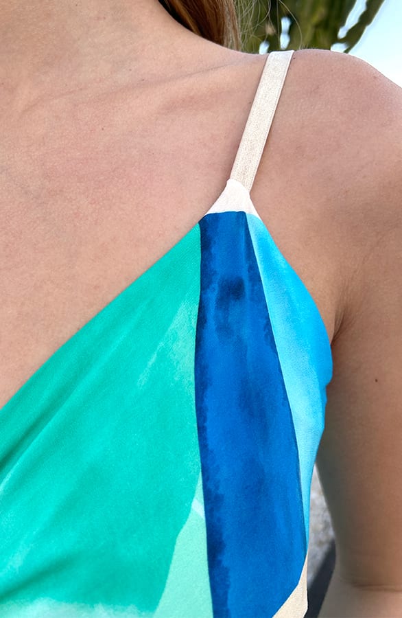 Maxi Spaghetti Jurk Jacky Turquoise – shoparchief — foto 6