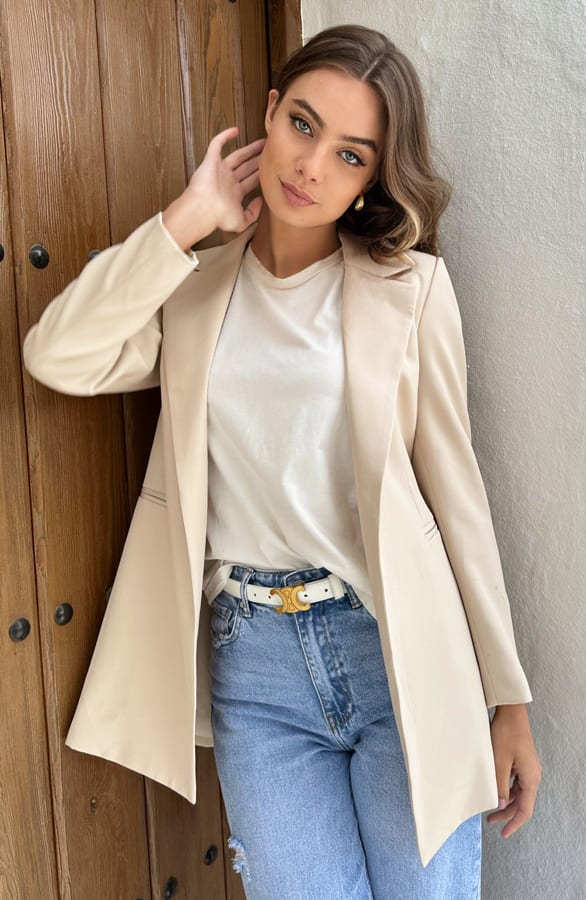 Strik Blazer Nala Beige – shoparchief — foto 2
