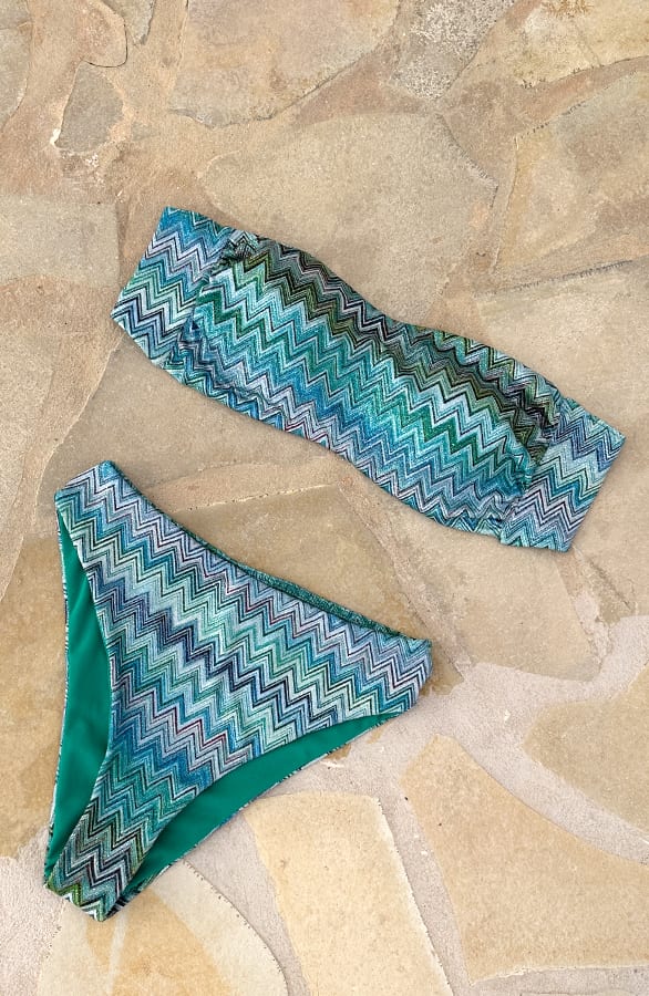 Wavy Lurex Bikini Broekje Mabel Mint – shoparchief