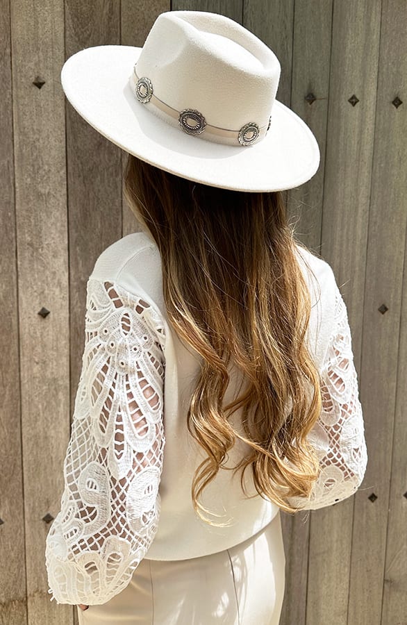 Western Hoed Khloe Light Beige – shoparchief