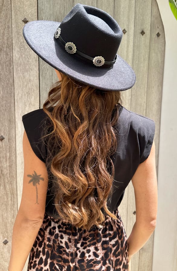 Western Hoed Khloe Zwart – shoparchief — foto 3