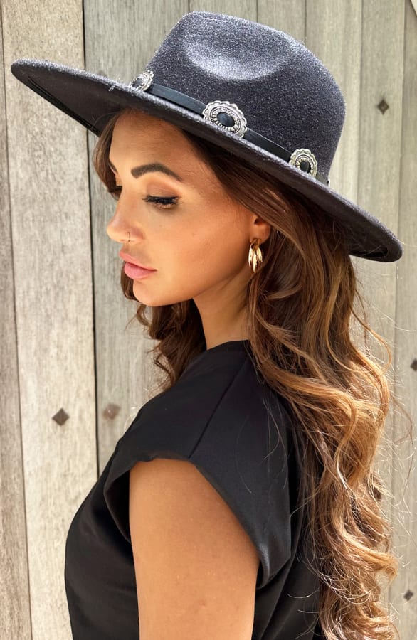 Western Hoed Khloe Zwart – shoparchief — foto 2