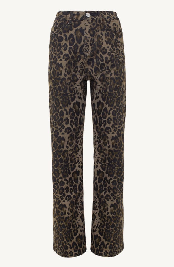 Wide Leg Leopard Jeans Stacey – shoparchief