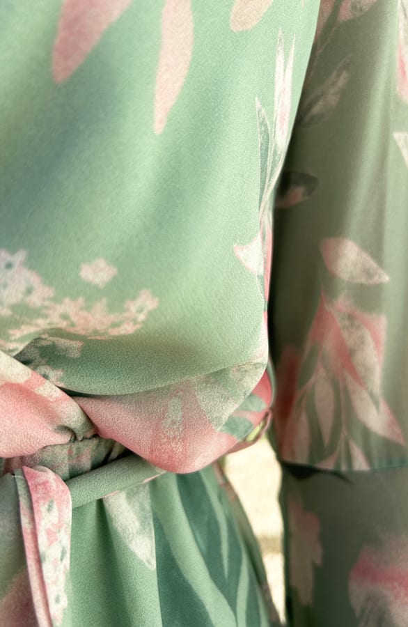 Wijde Mouw Jurk Ella Mint – shoparchief — foto 6