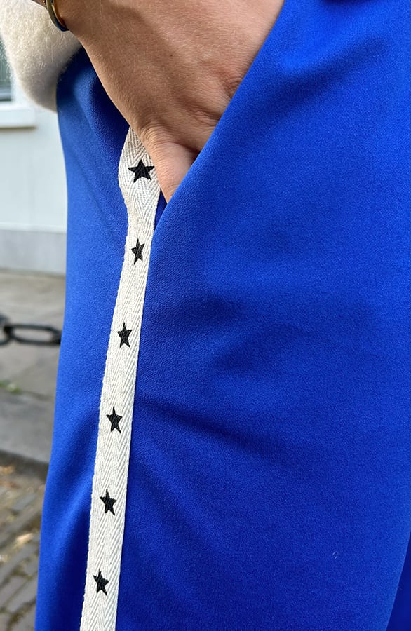 Bies Broek Straight Leg Lucy Kobalt – shoparchief — foto 8