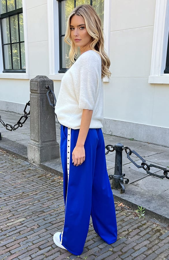 Bies Broek Straight Leg Lucy Kobalt – shoparchief — foto 3