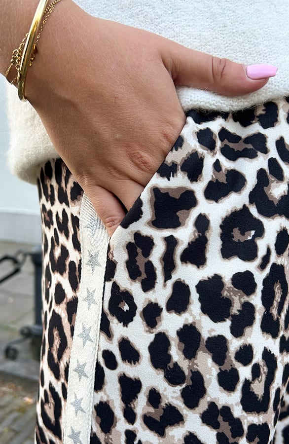 Bies Broek Straight Leg Lucy Leopard – shoparchief — foto 6