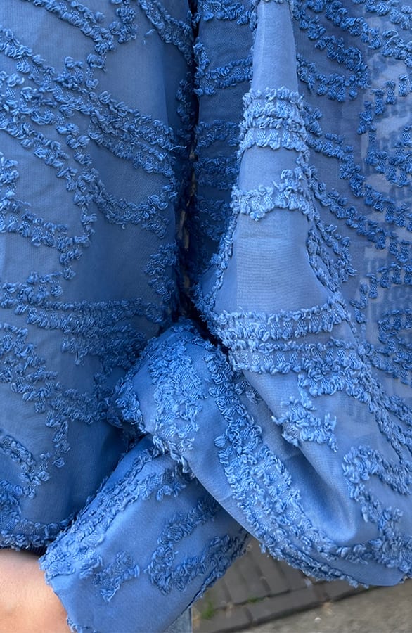 Blouse Met Details Djedi Jeans Blue 2.0 – shoparchief — foto 6