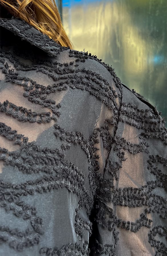 Blouse Met Details Djedi Zwart 2.0 – shoparchief — foto 9