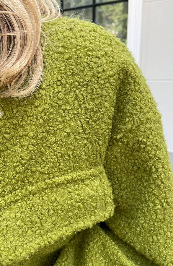 Bomber Jasje Bouclé Celine Matcha – shoparchief — foto 5