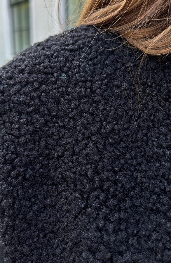 Bouclé Gilet Aliza Zwart – shoparchief — foto 7