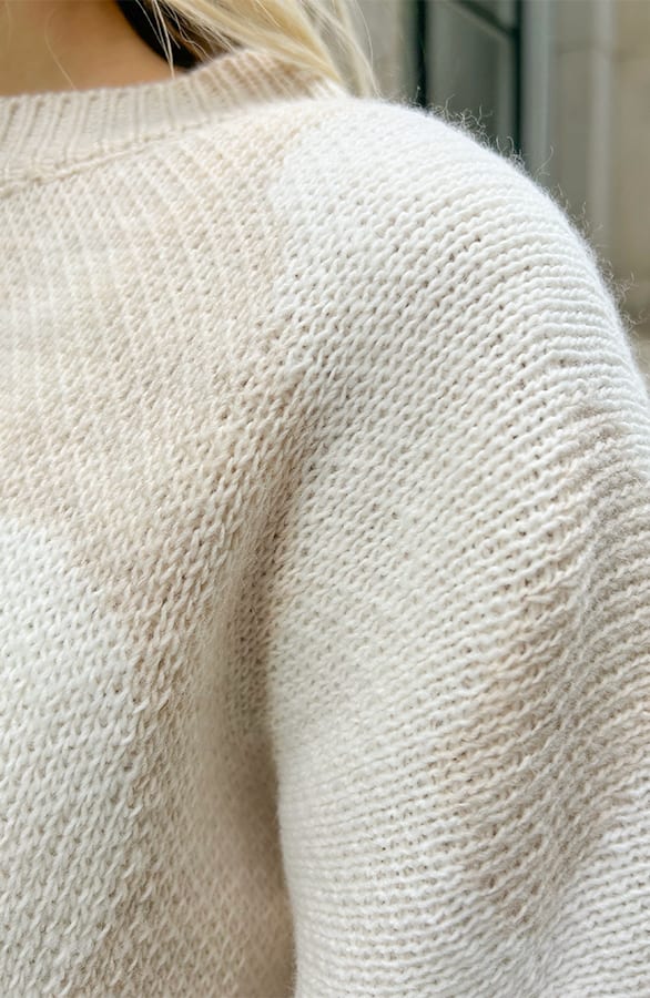 Gebreide Leopard Trui Sadé Beige – shoparchief — foto 5