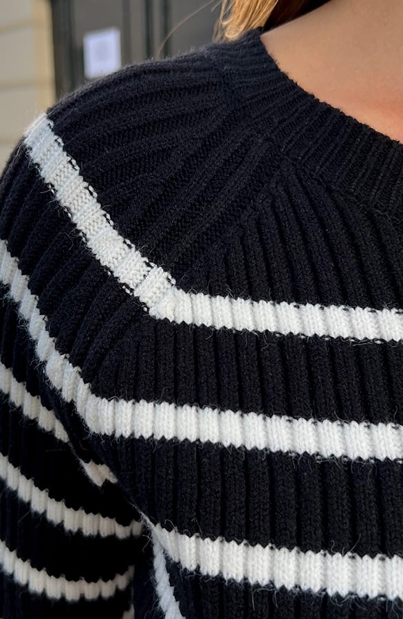 Gestreepte Sweater Jamie-May Zwart – shoparchief — foto 5