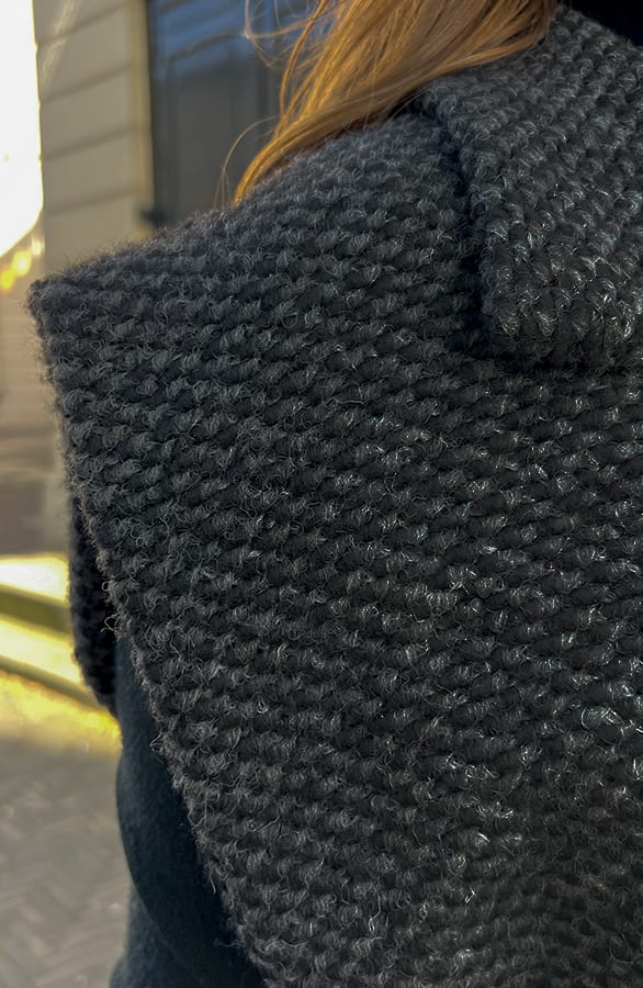 Gewoven Gilet Samara Dark Grey Melange – shoparchief — foto 10
