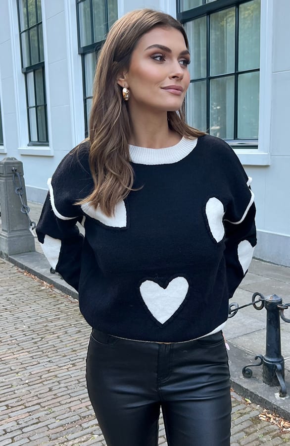 Heart Trui Sammy Zwart – shoparchief — foto 4