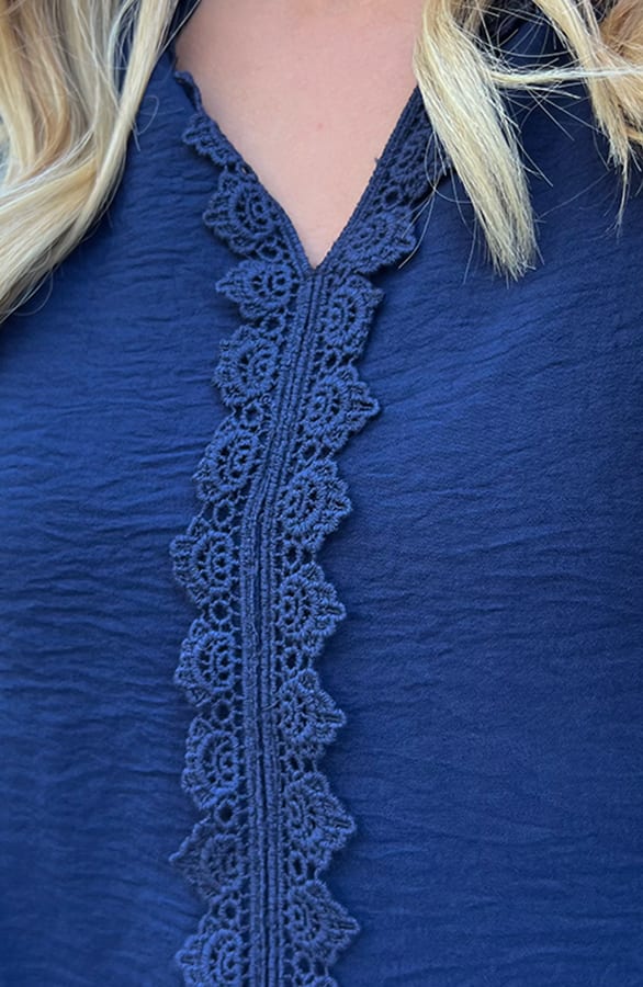 Lace Blouse Viora Navy – shoparchief — foto 6