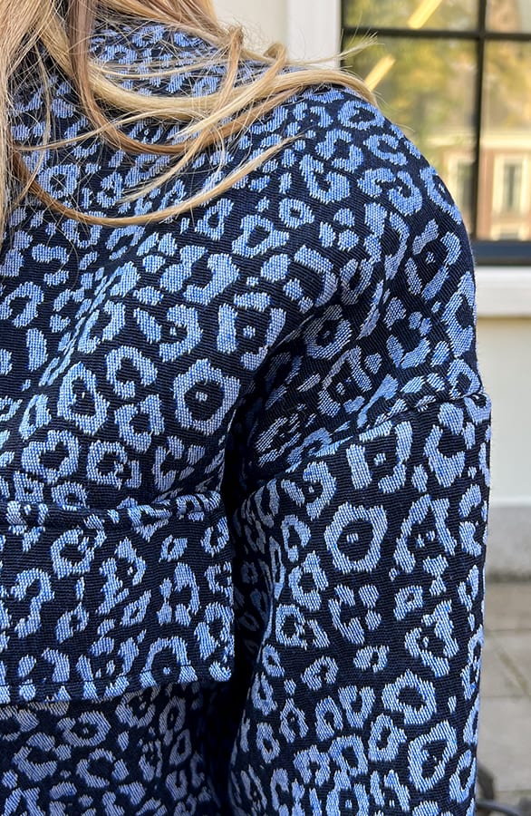 Leopard Bomber Flore Blauw – shoparchief — foto 15