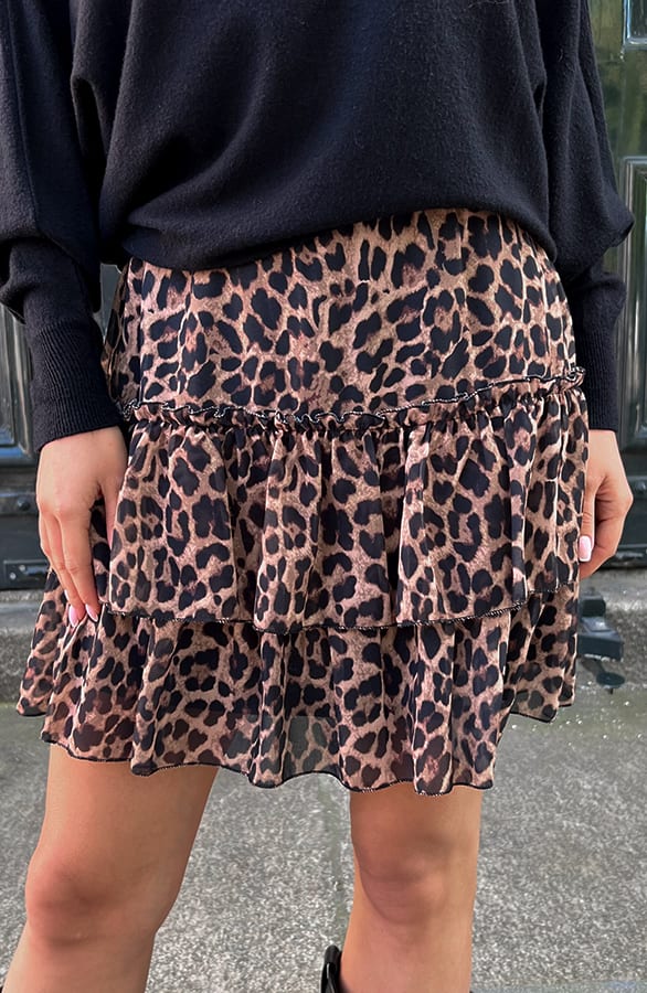 Leopard Laagjes Rok Cecile – shoparchief