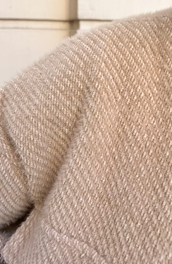 Luxury Bomber Jacket Isadora Beige – shoparchief — foto 5
