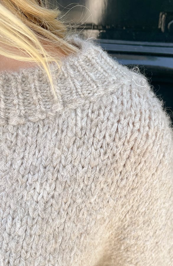 Oversized Knitted Trui Carli Beige – truien — foto 4