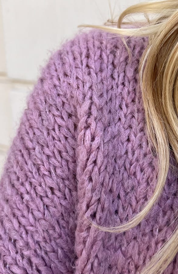 Oversized Knitted Trui Carli Dust Roze – shoparchief — foto 7
