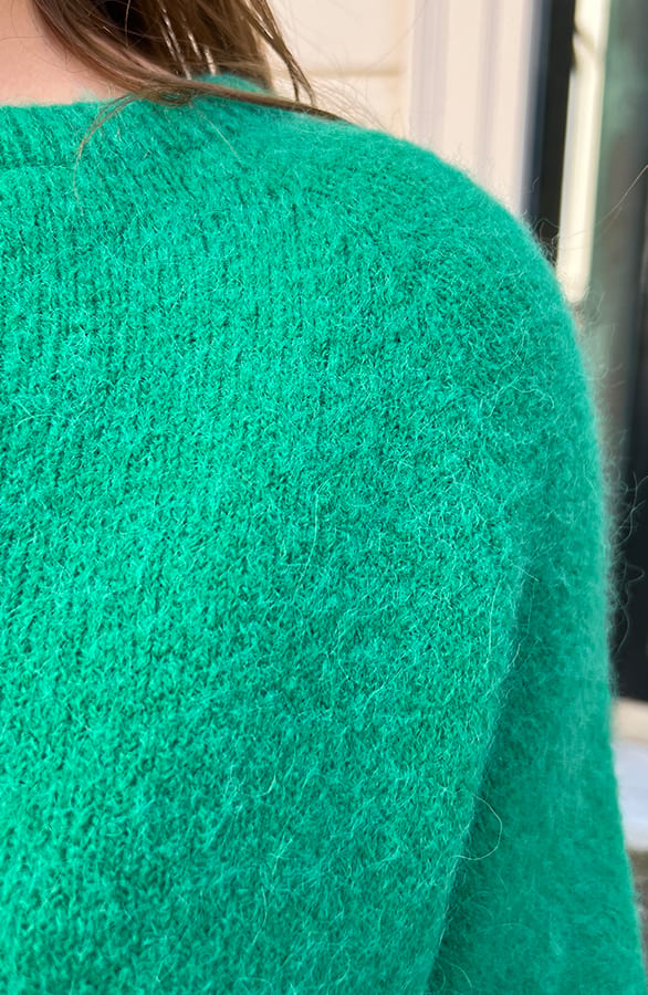 Soft Sweater Korte Mouw Evi Bright Green – shoparchief — foto 5