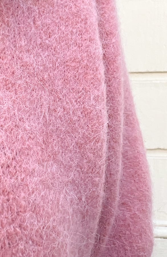 Soft Sweater Korte Mouw Evi Dust Roze – shoparchief — foto 6