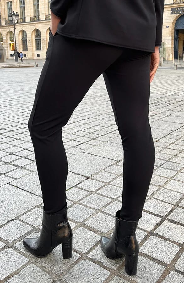 Strik Broek Basic Zwart – broeken — foto 2