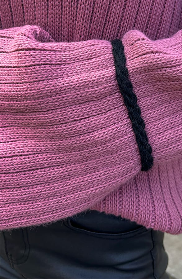 Trui met Twist Erika Dust Roze – shoparchief — foto 5