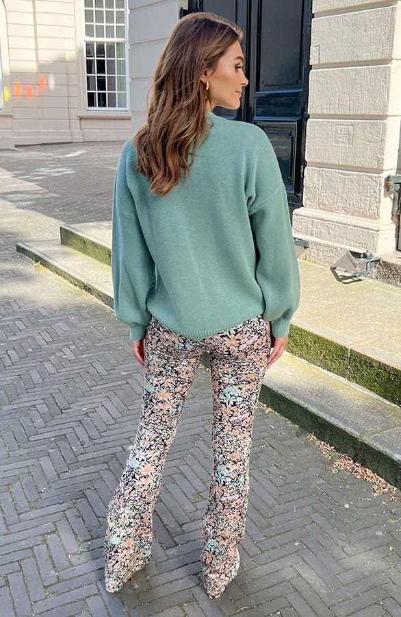 Zachte Trui Wijde Mouw Baylee Mint – shoparchief — foto 8