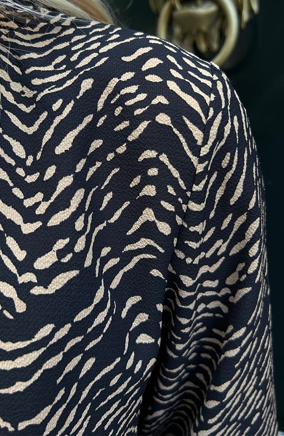 Zebra Blouse Met Col Liam – kleding — foto 5