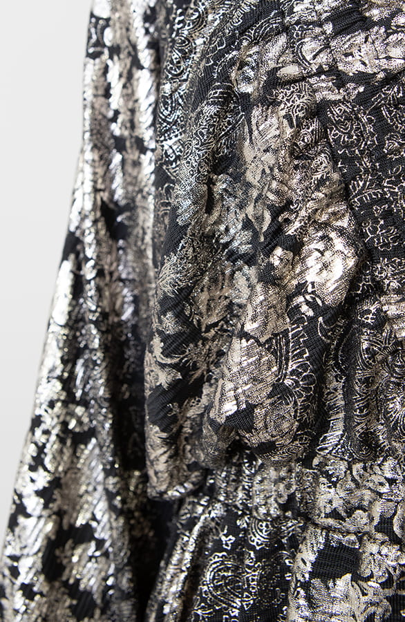Jurk Met Pofmouw Rosalinde Limited Zilver – shoparchief — foto 4