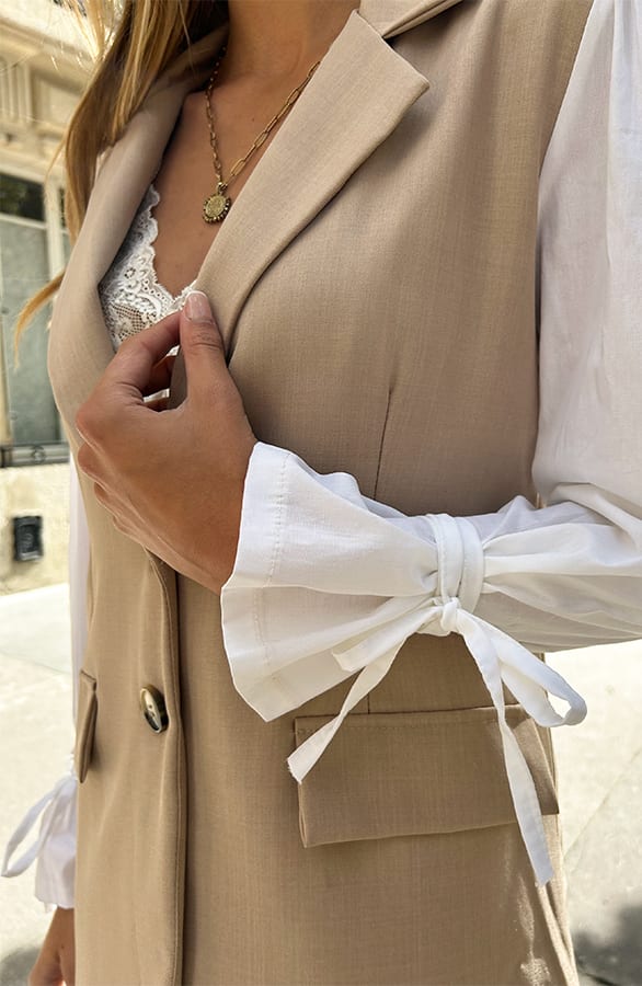 Blazer Blouse Laurel Beige – shoparchief — foto 9