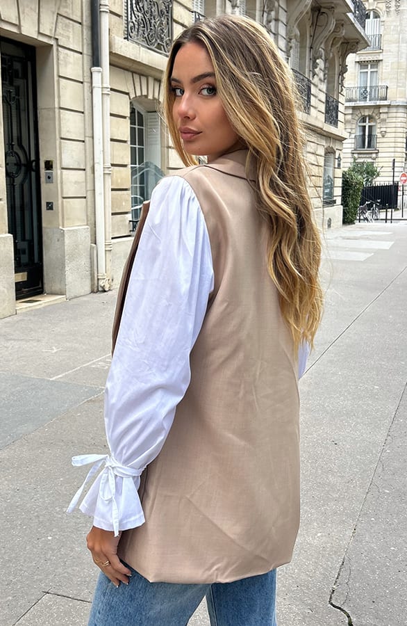 Blazer Blouse Laurel Beige – shoparchief — foto 6