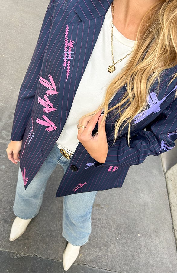 Blazer Streetstyle Milly Navy – shoparchief — foto 6