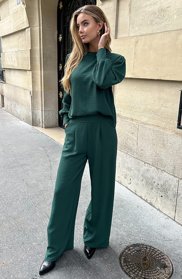 Pantalon Lilly Emerald Tall – broeken — foto 4