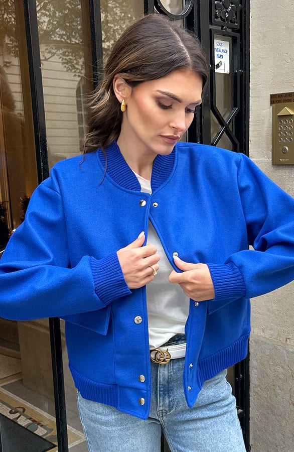 Bomberjacket Danita Kobalt – jassen — foto 6