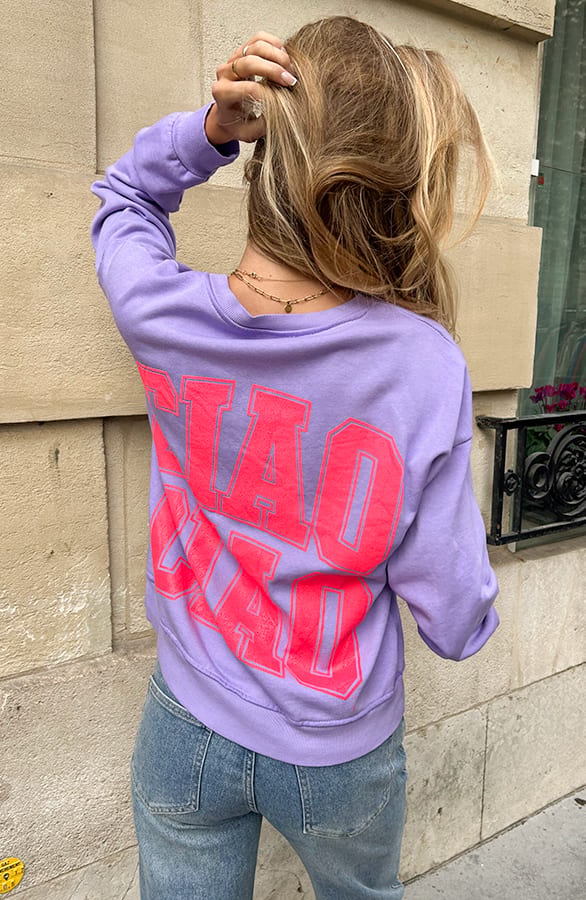 Ciao Sweater Lizz Lila Neon – truien — foto 4