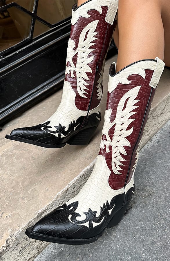Cowboy Boots Alex Bordeaux – shoparchief — foto 3