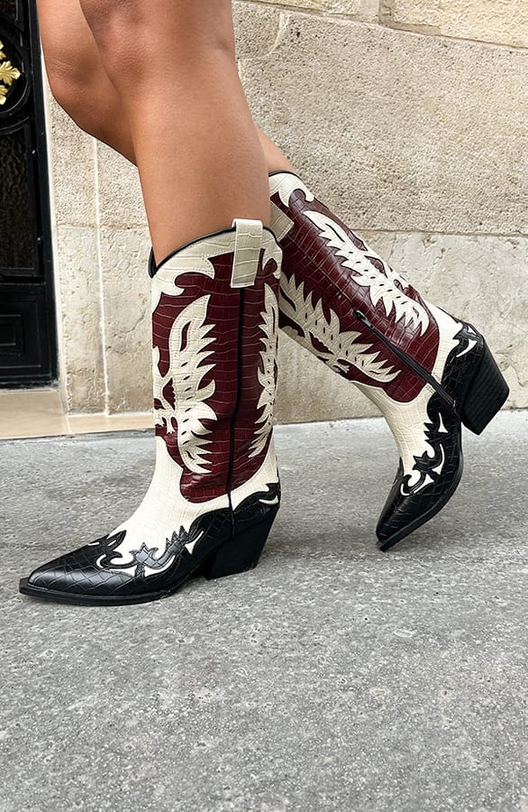 Cowboy Boots Alex Bordeaux – shoparchief — foto 2