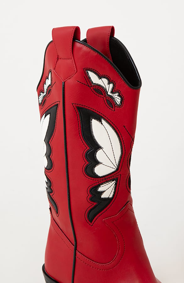Alex Cowboy Boots Red – shoparchief — foto 5