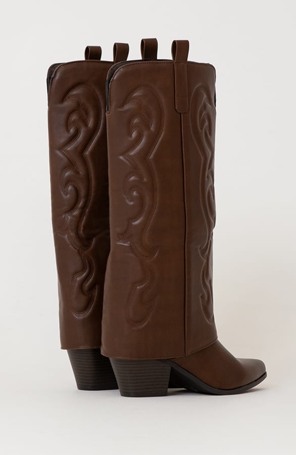 Cowboy Boots Indy Chocolate – shoparchief — foto 3