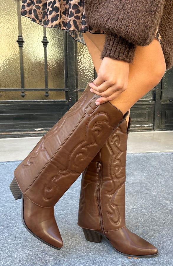 Cowboy Boots Indy Chocolate – shoparchief