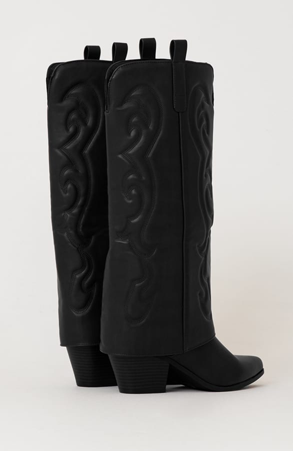 Cowboy Boots Indy Zwart – shoparchief — foto 13