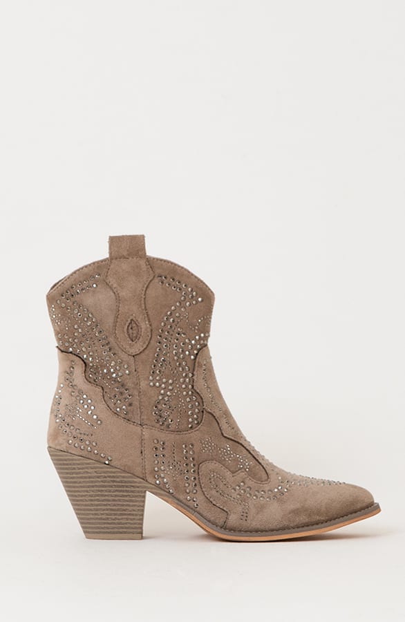 Cowboylaarzen Studs Eliena Dark Beige – shoparchief — foto 4